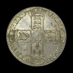 William III halfcrown reverse