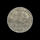 William and Mary sixpence reverse