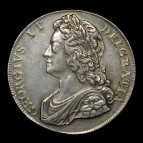 George II crown obverse