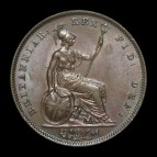 George IV penny reverse