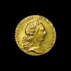 George III quarter guinea obverse