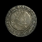 James I shilling obverse