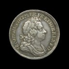 George II shilling obverse