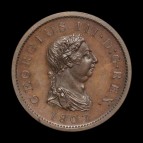 George II Penny obverse