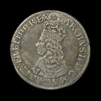 Charles II shilling obverse