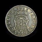 Cromwell shilling reverse