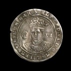 Edward VI sixpence obverse