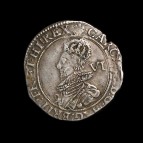 Charles I sixpence obverse