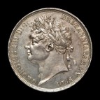 George IV crown obverse