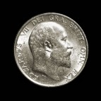 Edward VII shilling obverse
