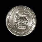 Edward VII shilling reverse