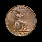 Victoria halfpenny reverse