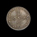 William III sixpence reverse