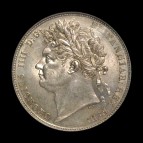 George IV halfcrown obverse