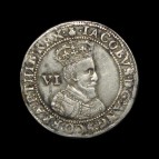 James I sixpence obverse