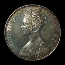 Victoria Gothic crown obverse