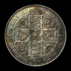 Victoria Gothic crown reverse