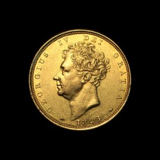 1825 sovereign obverse
