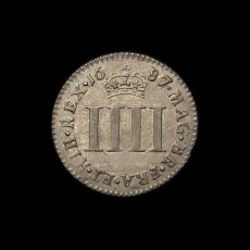 1687 fourpence reverse