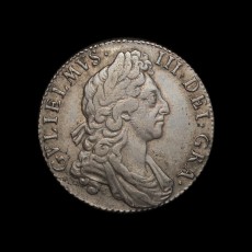 1697 shilling obverse