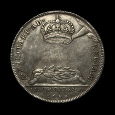James II coronation medal reverse