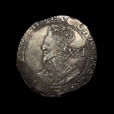 Charles I shilling obverse