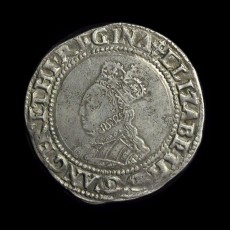 Elizabeth I shilling obverse