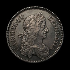 1663 halfcrown obverse