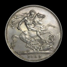 Victoria crown reverse