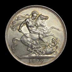 Victoria crown reverse