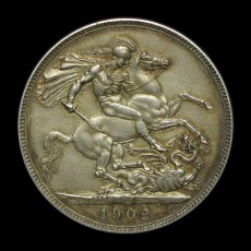 Edward VII crown reverse