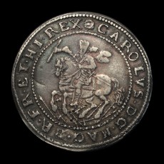 Charles I electrotype halfcrown obverse