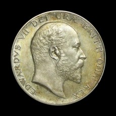 Edward VII proof halfcrown obverse