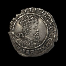 James I shilling obverse