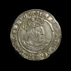 Henry VIII groat obverse