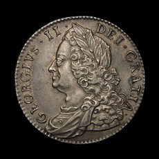 1751 halfcrown obverse