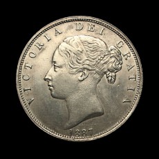 1887 halfcrown obverse