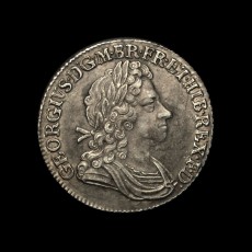 1723 shilling obverse