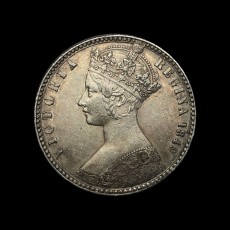 1849 florin obverse
