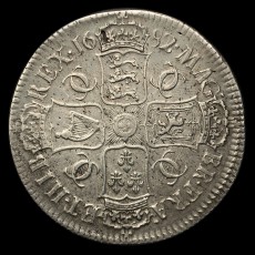 Charles II crown reverse