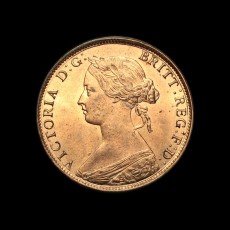 Victoria halfpenny obverse