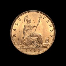 Victoria halfpenny reverse