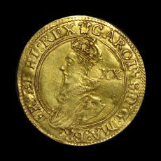 Charles I unite obverse
