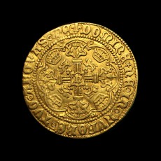 Henry VI half noble reverse