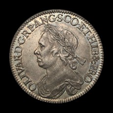 1658 halfcrown obverse