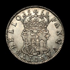 1658 halfcrown reverse
