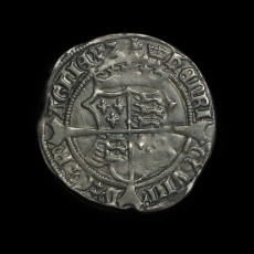 Henry VIII Irish groat obverse