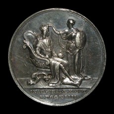 George I coronation medal reverse