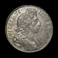 William III hlafcrown obverse