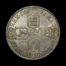 William III hlafcrown reverse
